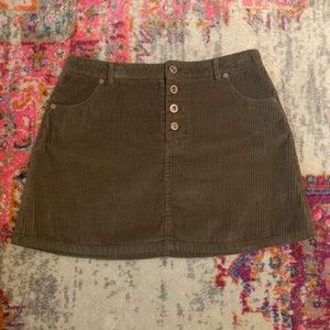 Olive skirt
